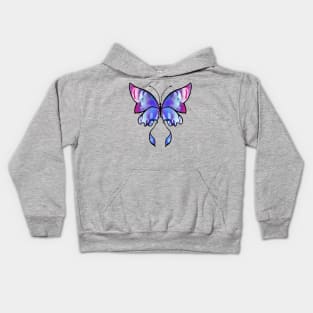 Purple Butterfly Kids Hoodie